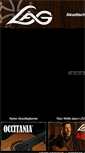 Mobile Screenshot of lagguitars.de
